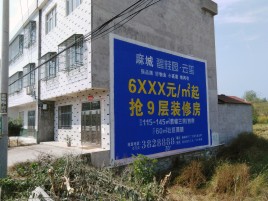 新化墙体广告质量分析