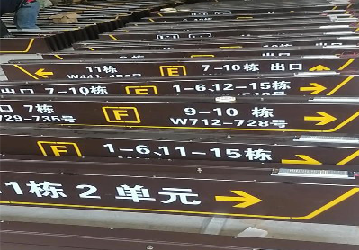 新化广告标识中，常见的几种安装方式。