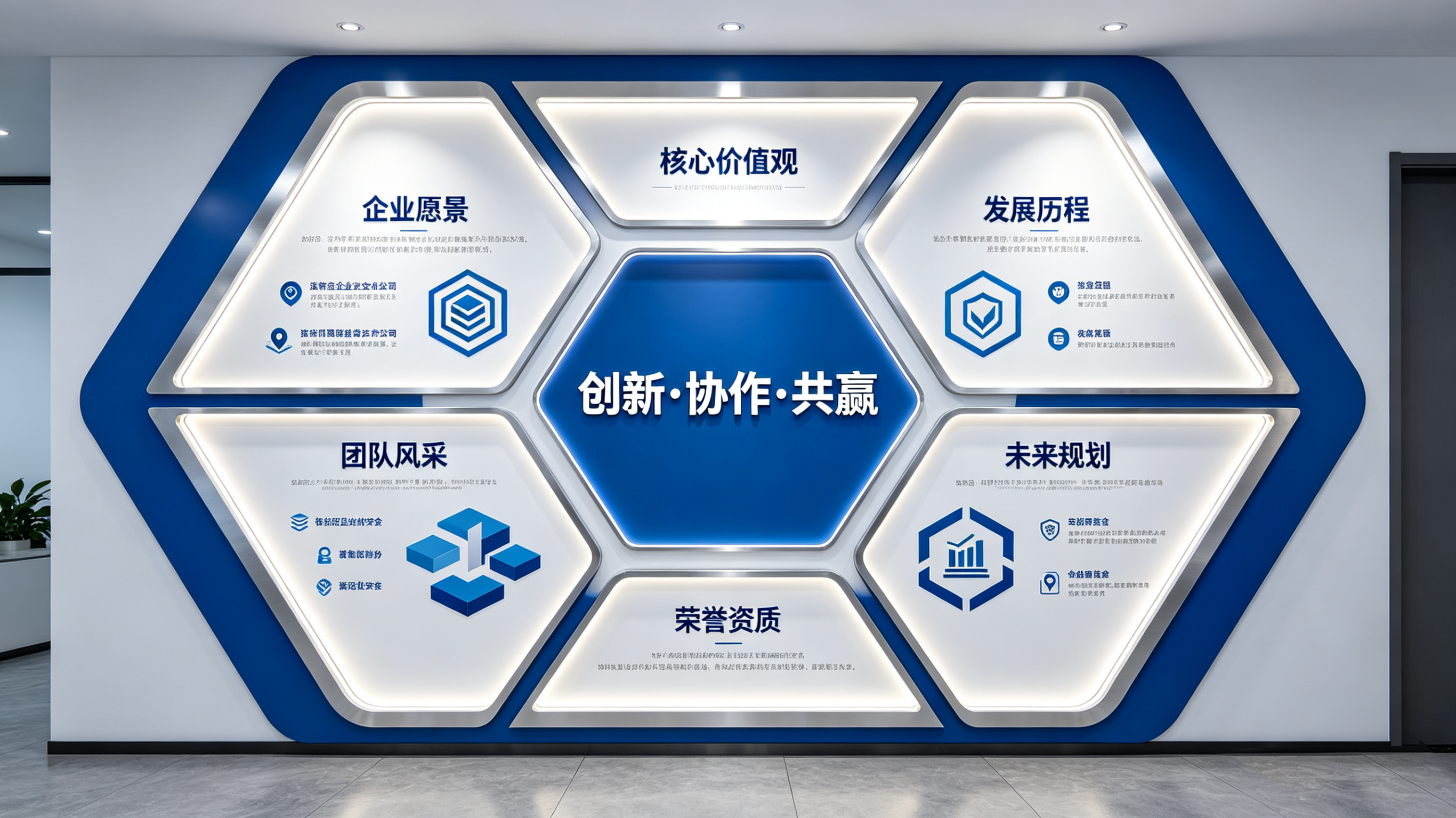 新化企业文化墙六边形避坑指南（新手常犯5个错误）